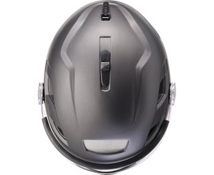 KED B-Vis X-Lite Helmet Black Metallic Matt