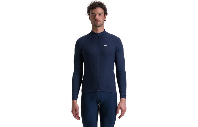 Santini Pure Thermal Jersey Men Nautica