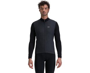 Santini Pure Thermal Jersey Men Nero