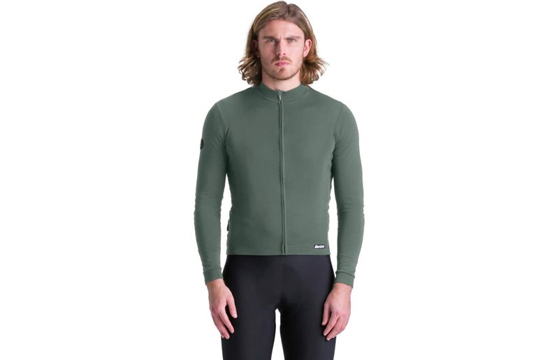 Santini Impetus Jersey Men Verde Militare