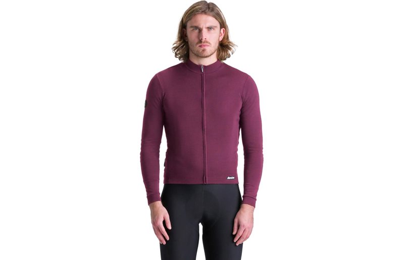 Santini Impetus Jersey Men Burgundy