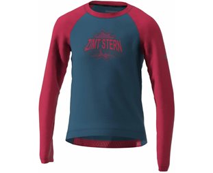 Zimtstern PureFlowz LS Shirt Kids Jester Red/French Navy