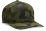 Fox Fox Head Flexfit Hat Men Green Camo