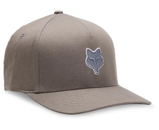 Fox Lippis Fox Head Flexfit Hat Men Steel Grey