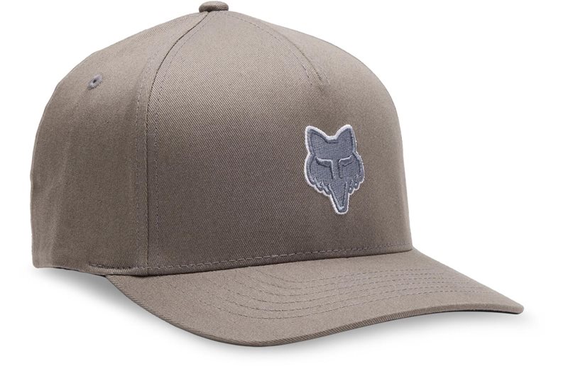 Fox Lippis Fox Head Flexfit Hat Men Steel Grey