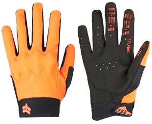 Fox Defend D3O Gloves Men Orange Flame