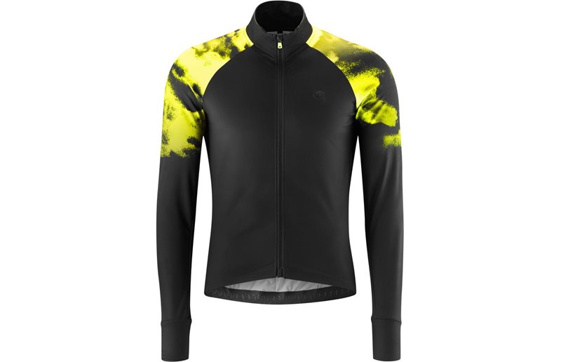 Gonso Cuneo Full-Zip LS Bike Shirt Men Safety Yellow