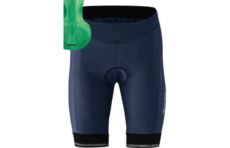Gonso Sitivo Bike Shorts Women Etheral Blue/Bright Green