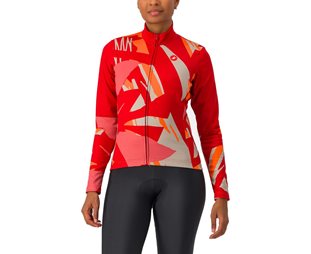 Castelli Tropicale LS Jersey Women Mineral Red