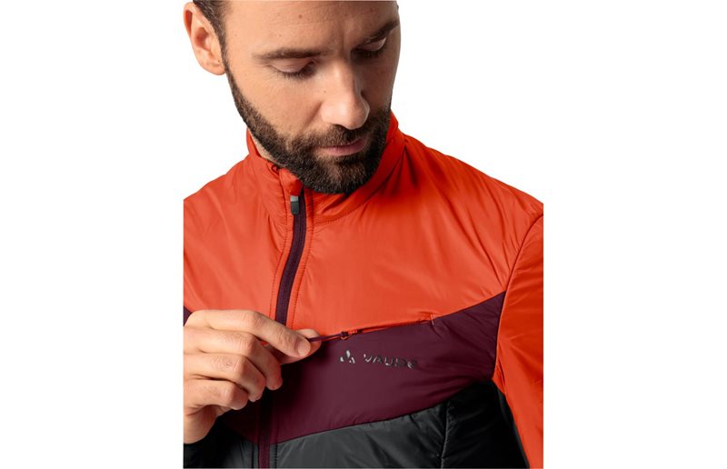 VAUDE Pyöräilytakki Kuro Insulation Jacket Men Glowing Red