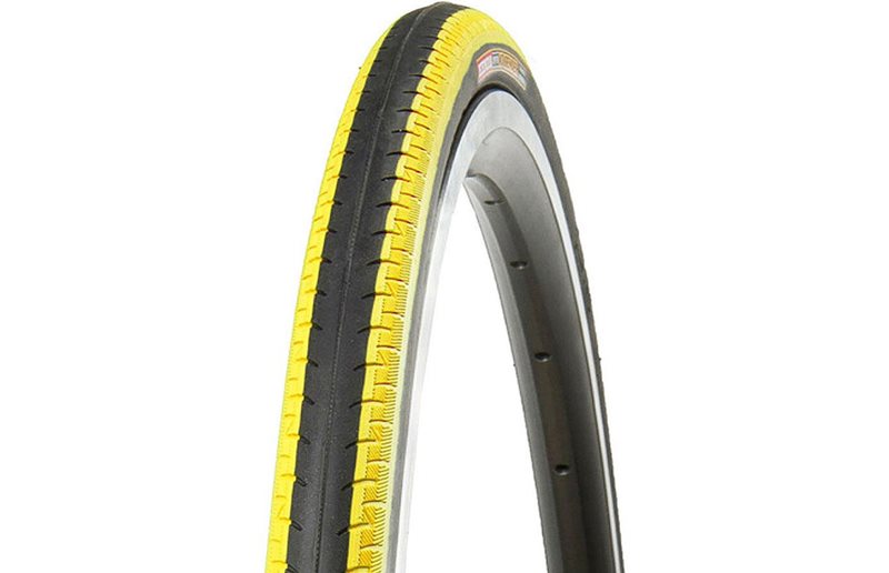 Kenda Kontender K-196 Clincher Tyre 700x23C Black/Yellow