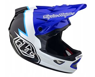 Full Face kypärä Troy Lee Designs D3 Fiberlite Helmet Blue