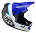 Full Face kypärä Troy Lee Designs D3 Fiberlite Helmet Blue