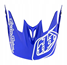 Full Face kypärä Troy Lee Designs D3 Fiberlite Helmet Blue