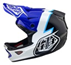 Full Face kypärä Troy Lee Designs D3 Fiberlite Helmet Blue