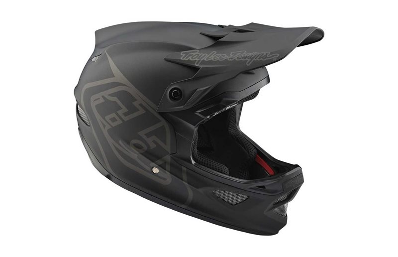 Troy Lee Designs D3 Fiberlite Helmet Mono Black