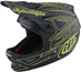 Full Face kypärä Troy Lee Designs D3 Fiberlite Helmet Spiderstripe Blue