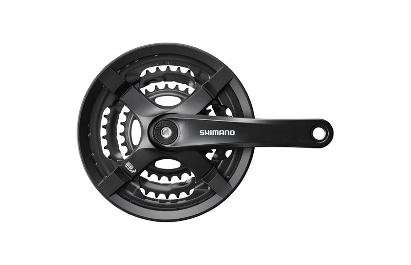 Kampisarja Shimano FC-TY501 3x6/7/8-vaihteinen 28/38/48T 175mm Nelikantti sis.Ketjusuoja