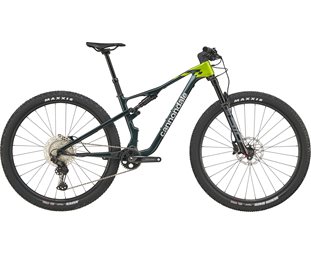 Täysjousto maastopyörä Cannondale Scalpel Carbon 3 Gunmetal Green