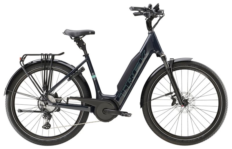 Trek Elcykel Dam Verve+ 5 Lowstep 800wh Nautical Navy