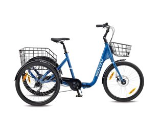 Kolmipyöräinen Monty Tricycle Jog 24 Blue/Grey/Blue