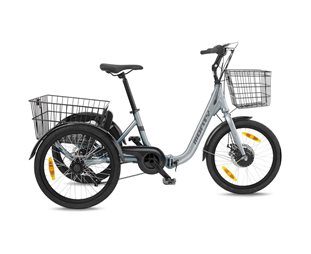 Kolmipyöräinen sähköpyörä Monty Tricycle Nuke 20 Silver/Silver/Silver