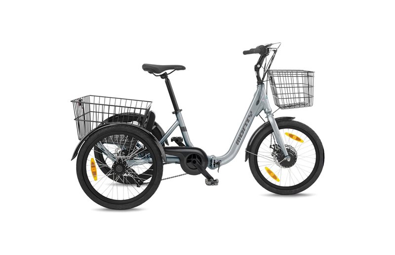 Monty Electric Tricycle Nuke 20 Silver/Silver/Silver