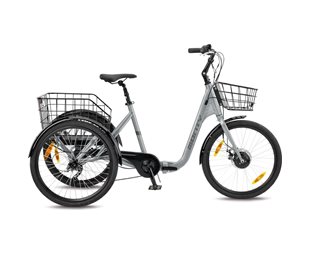 Kolmipyöräinen sähköpyörä Monty Tricycle Nuke 24 Silver/Silver/Silver