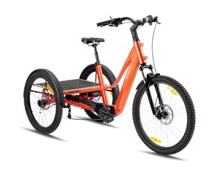 Kolmipyöräinen sähköpyörä Monty Tricycle Rocket XC 24/26 Orange/White/Orange