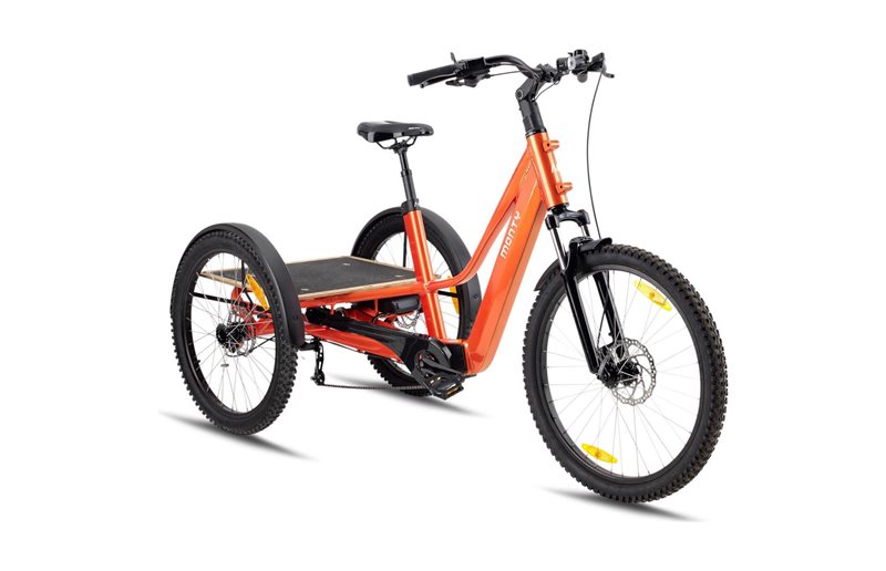 Kolmipyöräinen sähköpyörä Monty Tricycle Rocket XC 24/26 Orange/White/Orange