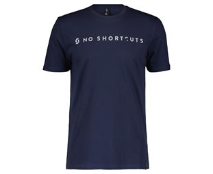 SCOTT T-shirt Herr No Shortcuts SS Midnight Blue