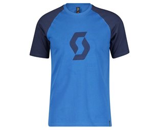 SCOTT T-shirt Herr Icon Raglan SS Storm Blue/Midnight Blue