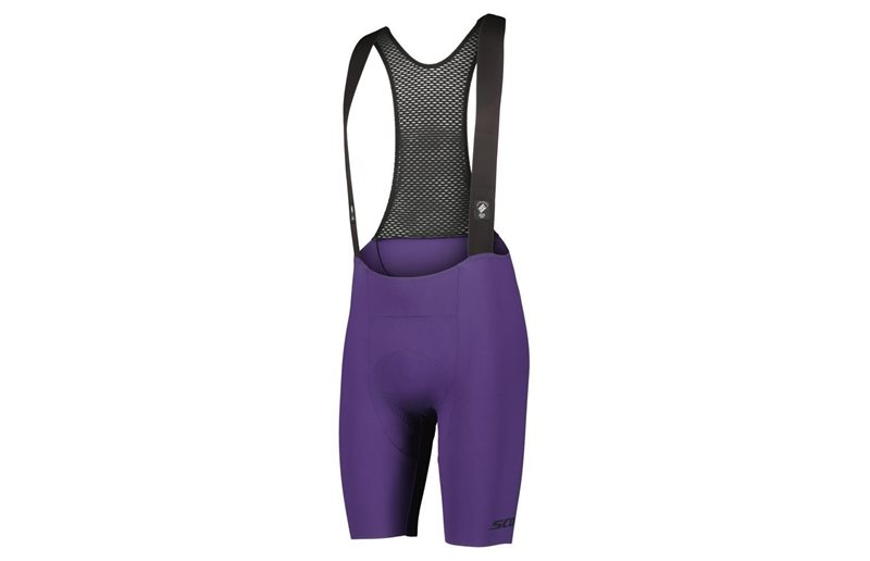 Scott Cykelbyxor Bib Shorts Herr Unlimited ++++ Cyber Purple