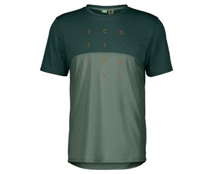 Scott Cykeltröja Herr Trail Flow DRI SS Lush Green/Haze Green
