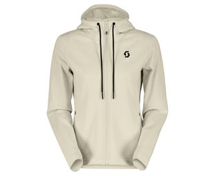 Scott Fritidströja Hoody Dam Tech Zip Soft Yellow