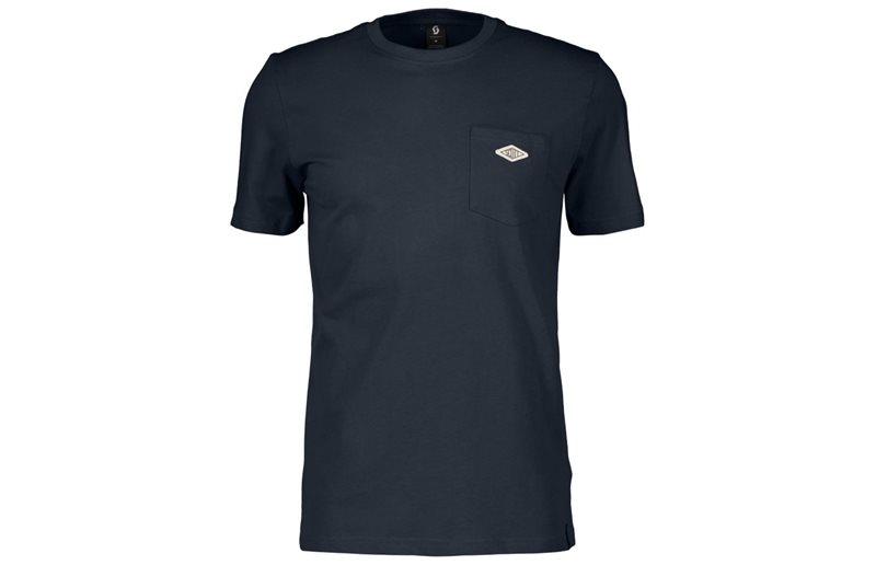 Scott Fritidströja Tee Herr Pocket SS Dark Blue