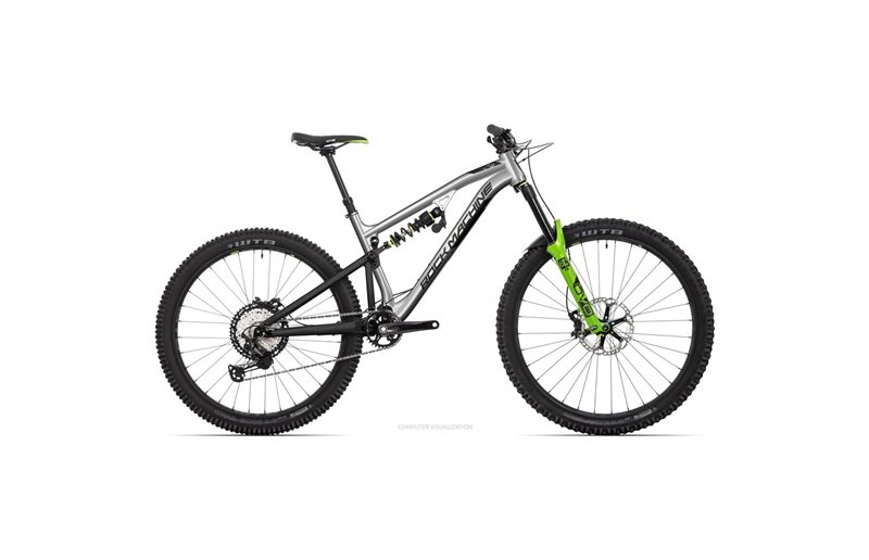 Enduro maastopyörä Rock Machine Blizzard 90-297 RZ Silver/Black