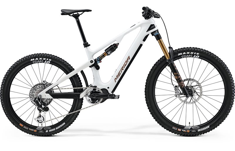 Sähkömaastopyörä Merida eONE-SIXTY 10k White/Bronze