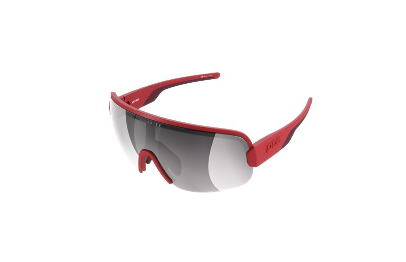 Poc Cykelglasögon Aim Prismane Red/Clarity Road/Sunny Silver