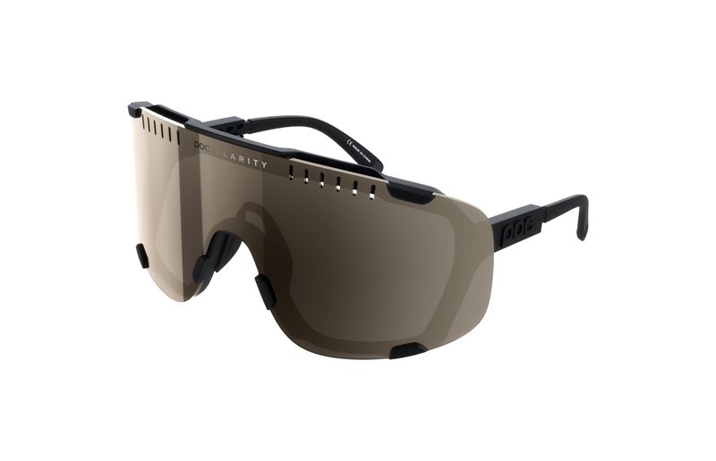 Cykelglasögon POC Devour Uranium Black/Clarity Trail/Partly Sunny Silver