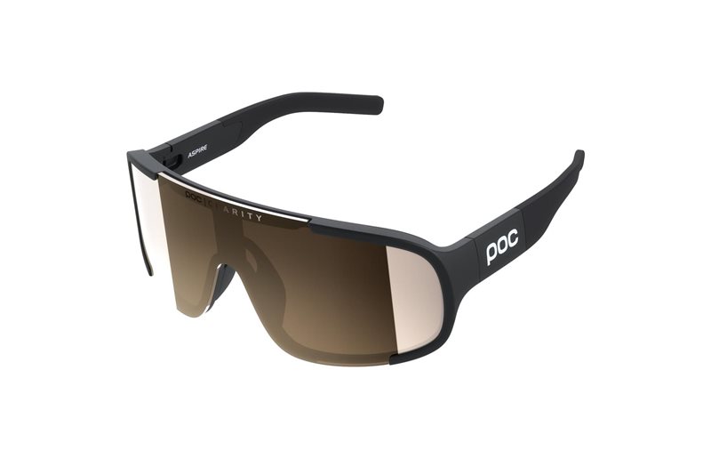 Pyöräilylasit POC Aspire Uranium Black/Clarity Trail/Partly Sunny Silver