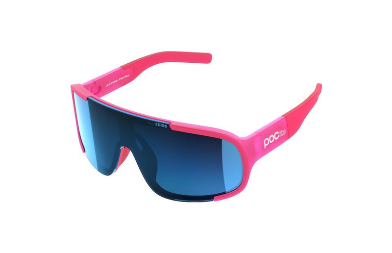 POCito Sykkelbriller Aspire Fluo Pink Trans/Clarity POCito/Sunny Blue