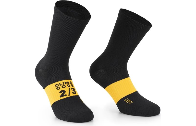 Assos Pyöräilysukat Spring Fall Socks EVO Black Series