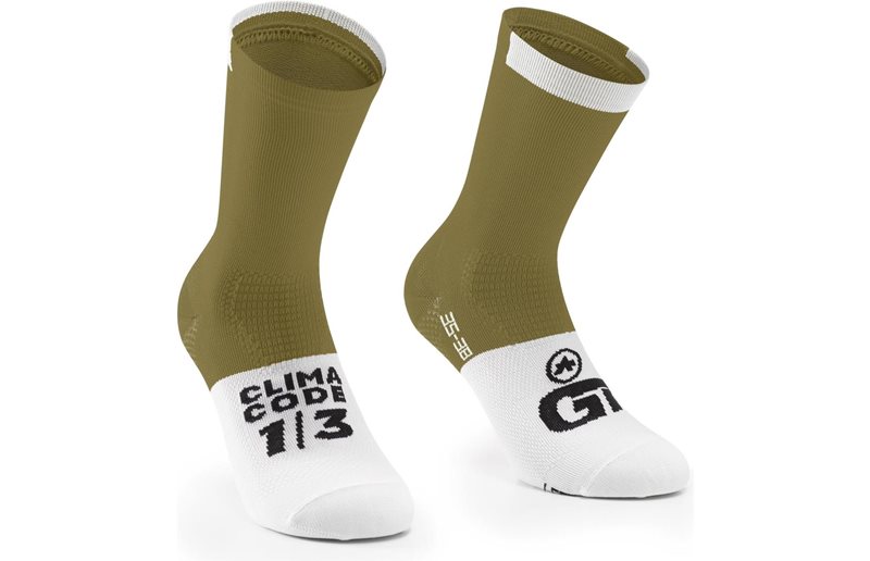 Assos Pyöräilysukat GT Socks C2 Millennio Ocher