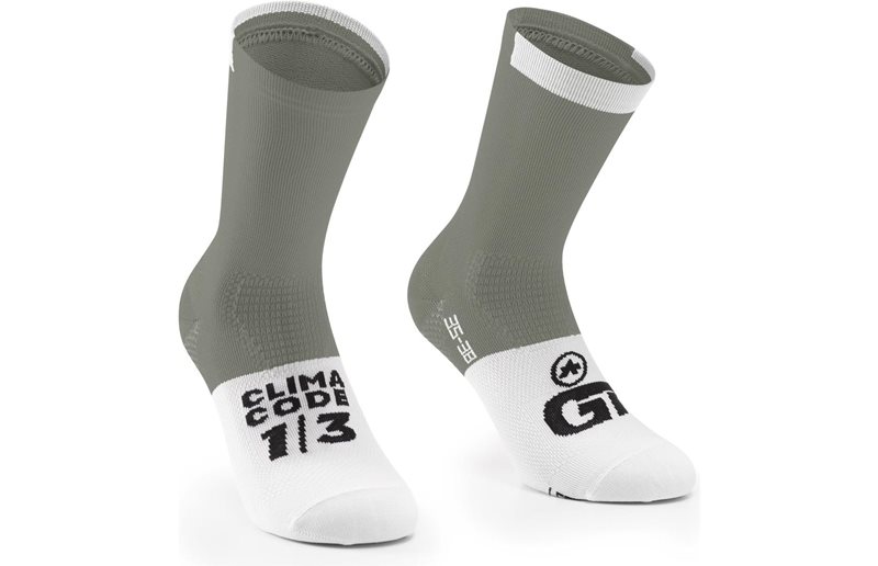 Assos Pyöräilysukat GT Socks C2 Titan Green