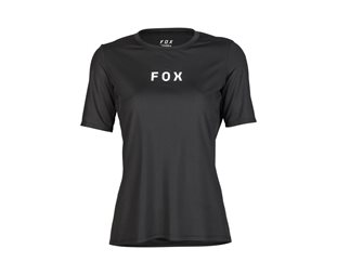 Fox Sykkeltrøye W Ranger SS Wordmark Black