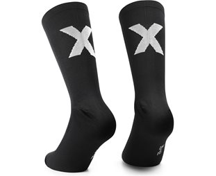 Assos Pyöräilysukat Cycling Socks Ego X Black Series