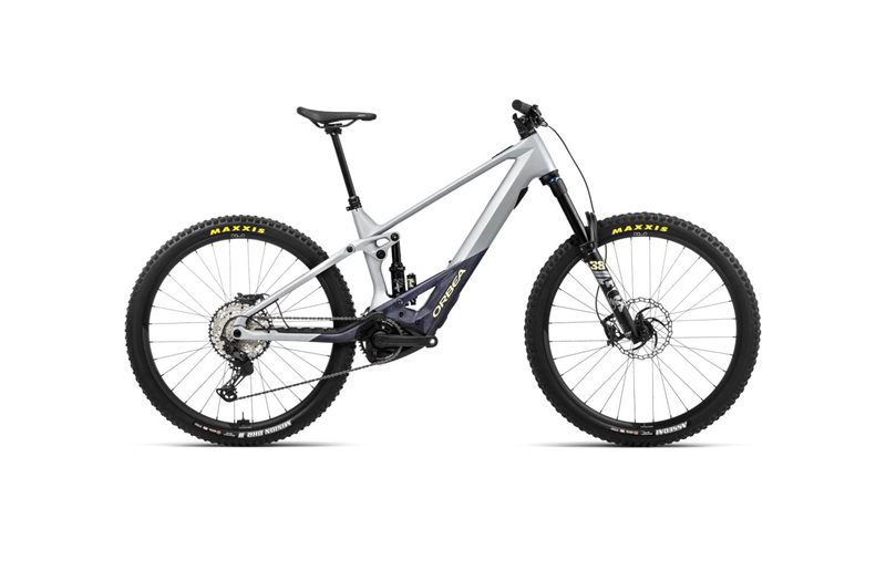 Orbea El Mtb Wild M10 Halo Silver/Tanzanite Carbon View