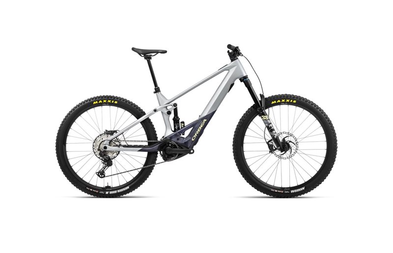 Sähkömaastopyörä Orbea Wild M10 Halo Silver/Tanzanite Carbon View