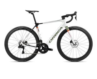 Orbea Elcykel Racer Gain M10i White Chic-Metallic Green Artichoke (WHITE CHIC-METALLIC GREEN ARTICHOKE/L)